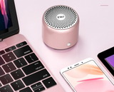 Klangstein Kompaktlautsprecher – Tragbarer Mini-Musiklautsprecher mit kräftigem Bass | Kabellose Verbindung | Wasserresistentes Metallgehäuse
