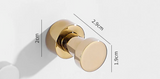 ChromeHold Premium Wandhaken Selbstklebend Messing Chrom – Bohrfreie Metallhaken für Bad, Küche, Flur & Schlafzimmer | Rostfreie Design-Wandhaken mit starker Klebefläche | Moderne Universal-Hakenlösung