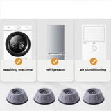 QuietBase Pro Anti-Vibrations- & Anti-Rutsch-Standfüße für Waschmaschinen (4er Set) – Geräuschdämpfende TPR-Dämpferpads | Stabile Geräteunterlagen für mehr Ruhe & Bodenschutz