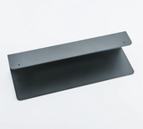 RaumFix Wandregal Schwarz – Badezimmer Regal Aluminium | Duschablage mit Haken | Modern & Platzsparend