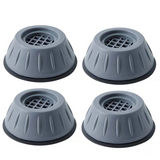 QuietBase Pro Anti-Vibrations- & Anti-Rutsch-Standfüße für Waschmaschinen (4er Set) – Geräuschdämpfende TPR-Dämpferpads | Stabile Geräteunterlagen für mehr Ruhe & Bodenschutz