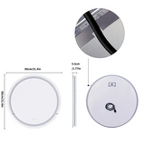 LumiVanta Runder intelligenter LED-Badezimmerspiegel mit Antibeschlag-Funktion – berührungsgesteuerter Lichtspiegel für Badezimmer | dimmbar, 3 Lichtfarben | modernes Premium-Design