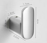 ChromeHold Premium Wandhaken Selbstklebend Messing Chrom – Bohrfreie Metallhaken für Bad, Küche, Flur & Schlafzimmer | Rostfreie Design-Wandhaken mit starker Klebefläche | Moderne Universal-Hakenlösung