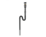 FlexiFlow Premium Universal Ablaufventil Waschbecken Pop-Up System – Teleskopischer Geruchsverschluss für Küche & Bad | Flexibles höhenverstellbares Messing-Abflussset | Anti-Geruch Technologie