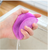 PureScrub Pro Silikon-Spülbürste – multifunktionales Küchenschrubber-Pad | hygienische Reinigung ohne Kratzer | langlebiger Küchenhelfer