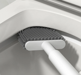 AeroFresh Premium WC Bürste mit Duftsystem Wandmontage Silikon TPR Bohrenfrei – Hygienische Toilettenbürste mit Aromafach | Flexible Reinigung & Geruchsneutralisation | Moderne Badezimmerlösung