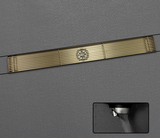 AquaLine Pro Premium Fliesen-Einleger Duschrinne Edelstahl 304 – Lineare Duschablaufgarnitur 600 mm | Geruchsdichte Design-Duschrinne mit Haarfang & Anti-Verstopfungssystem | Modernes Badablaufsystem in gebürstetem Gold & Grau