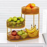 FrischForm Drahtkorb aus Metall – Obst- & Gemüsekorb für Küche | Luftzirkulation | Modernes Design