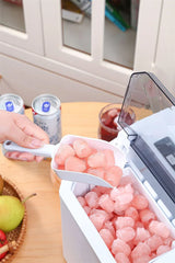 IceMaster Kompakt Eiswürfelmaschine – Tragbarer Eisbereiter Elektrisch | Schnelle Eiswürfel Produktion | Modernes Küchengerät