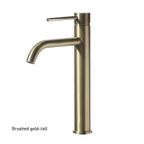 Rosella Glanz Hochwaschtischarmatur – Einhebelmischer in Roségold-Optik | Für Aufsatzbecken | Edles Design & langlebige Technik