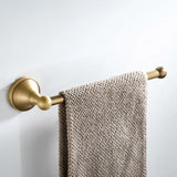HeritageBronze Premium Badaccessoire Set Antik Messing 3-teilig – Wandmontiertes Badezimmer-Set mit Toilettenpapierhalter, Handtuchring & Haken | Klassisches Vintage Design in Bronze-Finish | Langlebiges Metalllegierungs-Accessoire-Set