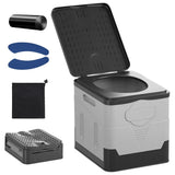 NomadiLoo Premium Faltbares Camping WC Tragbar Outdoor Reise-Toilette Klappbar – Mobile Campingtoilette für Auto, Festival & Notfall | Hygienisch, Robust & Platzsparend | Wiederverwendbare Sanitärlösung für unterwegs