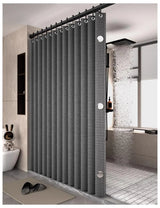 AquaFold Magnet Duschvorhang faltbar – Wasserdichter Spritzschutz für Walk-in-Duschen | Platzsparend | Magnetische Abdichtung
