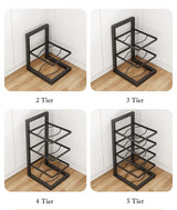 FlexiRack Max Edelstahl-Topf- & Pfannen-Organizer mit Flex-System – Verstellbares Küchenregal für Töpfe, Pfannen & Deckel | Mehrstufiger Schrank-Organizer aus Karbonstahl | Platzsparende Premium Küchenaufbewahrung