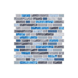 MarbleStyle Premium Marmoroptik Wandaufkleber Schwarz-Weiß Selbstklebend – Wasserfeste Fliesenfolie 1/6/12er Set | Elegante Design-Wandverkleidung für Küche & Bad | Hitzebeständige PVC Fliesensticker