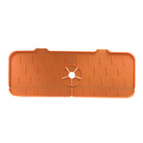 AquaDry Premium Wasserhahn-Schutzmatte Silikon Waschbecken Spritzschutz mit Ablagefunktion – Anti-Tropf Küchen- & Badmatte | Wasserabweisend, Rutschfest & Waschbar | Hygienischer Spülbereich-Organizer