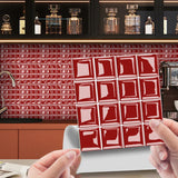 MosaLine Premium 3D Mosaik Wandfliesen Aufkleber 10er Set PVC selbstklebend Küche & Bad – Wasserfeste Design-Wandsticker | Realistischer Fliesenoptik-Effekt für schnelle Raumgestaltung | Rückstandslos entfernbare Dekorfliesen