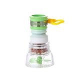 AquaSaver 360 Universal-Strahlregler für Wasserhähne – Drehbarer Wassersparer mit Filter | Küchenhahn-Bubbler mit 360° Rotation & verbessertem Wasserdruck