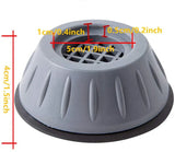 QuietBase Pro Anti-Vibrations- & Anti-Rutsch-Standfüße für Waschmaschinen (4er Set) – Geräuschdämpfende TPR-Dämpferpads | Stabile Geräteunterlagen für mehr Ruhe & Bodenschutz
