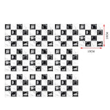 MosaLine Premium 3D Mosaik Wandfliesen Aufkleber 10er Set PVC selbstklebend Küche & Bad – Wasserfeste Design-Wandsticker | Realistischer Fliesenoptik-Effekt für schnelle Raumgestaltung | Rückstandslos entfernbare Dekorfliesen