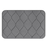 VelourStep Bodenmatte Luxus – Memory-Schaum Badteppich | Extra Weich & Sicher | Hoch Saugfähige Fußmatte