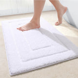 Weiche Badezimmermatte Mikrofaser – Badteppich Rutschfest | Saugfähig | Komfortabler Fußbodenbelag