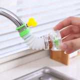 AquaSaver 360 Universal-Strahlregler für Wasserhähne – Drehbarer Wassersparer mit Filter | Küchenhahn-Bubbler mit 360° Rotation & verbessertem Wasserdruck
