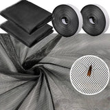 MückenSchild Schutzgewebe – Polyester Insektenschutz für Fenster | Feinmaschig & Faltbar | Fliegennetz für Wohnräume