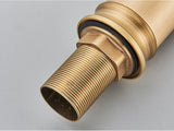 VintageStream Waschbeckenhahn Bronze – Wasserfall Armatur Messing | Einhebel Mischbatterie | Klassisches Bad Upgrade
