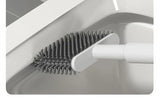 AeroFresh Premium WC Bürste mit Duftsystem Wandmontage Silikon TPR Bohrenfrei – Hygienische Toilettenbürste mit Aromafach | Flexible Reinigung & Geruchsneutralisation | Moderne Badezimmerlösung