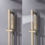 Duschstange Set Wand Edelstahl – Verstellbare Brausehalterung | Handdusche | Komfortables Duscherlebnis