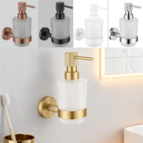 LuxBath Roségold Badset – Badezimmer Zubehör Edelstahl | Gebürstete Oberfläche | Wandmontiertes Hardware Set