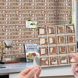 MosaLine Premium 3D Mosaik Wandfliesen Aufkleber 10er Set PVC selbstklebend Küche & Bad – Wasserfeste Design-Wandsticker | Realistischer Fliesenoptik-Effekt für schnelle Raumgestaltung | Rückstandslos entfernbare Dekorfliesen