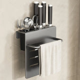 KnifeRack Pro Wandhalter Edelstahl für Messer & Schneidebrett – Platzsparendes Küchenregal mit Doppelfunktion | Hygienische Aufbewahrungslösung für moderne Küchen | Robuster Küchenorganizer