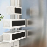 MagnoShelf Pro Magnetisches Kühlschrank-Seitenregal – magnetischer Küchen-Organizer mit Stauraum | platzsparendes Metall-Aufbewahrungssystem | ohne Bohren