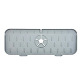 AquaDry Premium Wasserhahn-Schutzmatte Silikon Waschbecken Spritzschutz mit Ablagefunktion – Anti-Tropf Küchen- & Badmatte | Wasserabweisend, Rutschfest & Waschbar | Hygienischer Spülbereich-Organizer