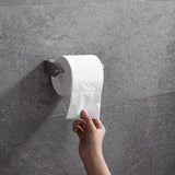 Rolluxe Premium Toilettenpapierhalter Edelstahl Selbstklebend Verlängert – Bohrfreier WC Rollenhalter für Badezimmer & Gäste-WC | Rostfreier Wandhalter mit modernem Design | Platzsparende Hygienelösung