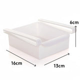 CoolStack Kühlschrank-Schiebebox mit Unterregal-System – Transparente Frischhalte- und Ordnungsbox für Obst, Gemüse & Eier | Platzsparender Kühlschrank-Organizer mit Auszugsschublade