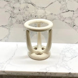 ScandiCare Keramik Zahnbecher – Minimalistischer Bad-Organizer | Hygienisch & Stilvoll | Modernes Design