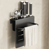 KnifeRack Pro Wandhalter Edelstahl für Messer & Schneidebrett – Platzsparendes Küchenregal mit Doppelfunktion | Hygienische Aufbewahrungslösung für moderne Küchen | Robuster Küchenorganizer
