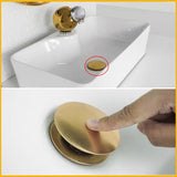 PureDrain Premium Ablaufventil Waschbecken-Abflussset – Geruchsdichter Siphon | Zuverlässiger Geruchsschutz im Bad | Massives korrosionsbeständiges Messing