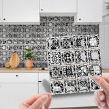 MosaLine Premium 3D Mosaik Wandfliesen Aufkleber 10er Set PVC selbstklebend Küche & Bad – Wasserfeste Design-Wandsticker | Realistischer Fliesenoptik-Effekt für schnelle Raumgestaltung | Rückstandslos entfernbare Dekorfliesen