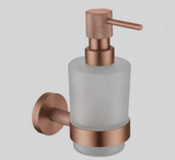 LuxBath Roségold Badset – Badezimmer Zubehör Edelstahl | Gebürstete Oberfläche | Wandmontiertes Hardware Set