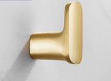ChromeHold Premium Wandhaken Selbstklebend Messing Chrom – Bohrfreie Metallhaken für Bad, Küche, Flur & Schlafzimmer | Rostfreie Design-Wandhaken mit starker Klebefläche | Moderne Universal-Hakenlösung