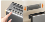 KnifeRack Pro Wandhalter Edelstahl für Messer & Schneidebrett – Platzsparendes Küchenregal mit Doppelfunktion | Hygienische Aufbewahrungslösung für moderne Küchen | Robuster Küchenorganizer