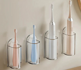 CleanHold Premium Zahnbürstenhalter Wand Selbstklebend – Bohrfreie Halterung für elektrische & manuelle Zahnbürsten | Platzsparende Badezimmer Aufbewahrung | Hygienische Wandlösung