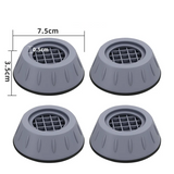 QuietBase Pro Anti-Vibrations- & Anti-Rutsch-Standfüße für Waschmaschinen (4er Set) – Geräuschdämpfende TPR-Dämpferpads | Stabile Geräteunterlagen für mehr Ruhe & Bodenschutz