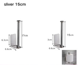 Rolluxe Premium Toilettenpapierhalter Edelstahl Selbstklebend Verlängert – Bohrfreier WC Rollenhalter für Badezimmer & Gäste-WC | Rostfreier Wandhalter mit modernem Design | Platzsparende Hygienelösung