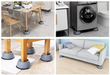 QuietBase Pro Anti-Vibrations- & Anti-Rutsch-Standfüße für Waschmaschinen (4er Set) – Geräuschdämpfende TPR-Dämpferpads | Stabile Geräteunterlagen für mehr Ruhe & Bodenschutz