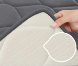 VelourStep Bodenmatte Luxus – Memory-Schaum Badteppich | Extra Weich & Sicher | Hoch Saugfähige Fußmatte